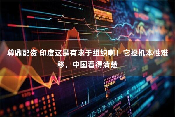 尊鼎配资 印度这是有求于组织啊！它投机本性难移，中国看得清楚