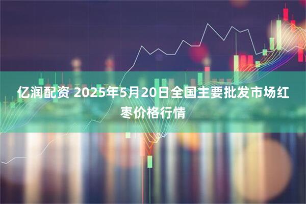 亿润配资 2025年5月20日全国主要批发市场红枣价格行情